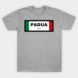 Padua City in Italian Flag T-Shirt